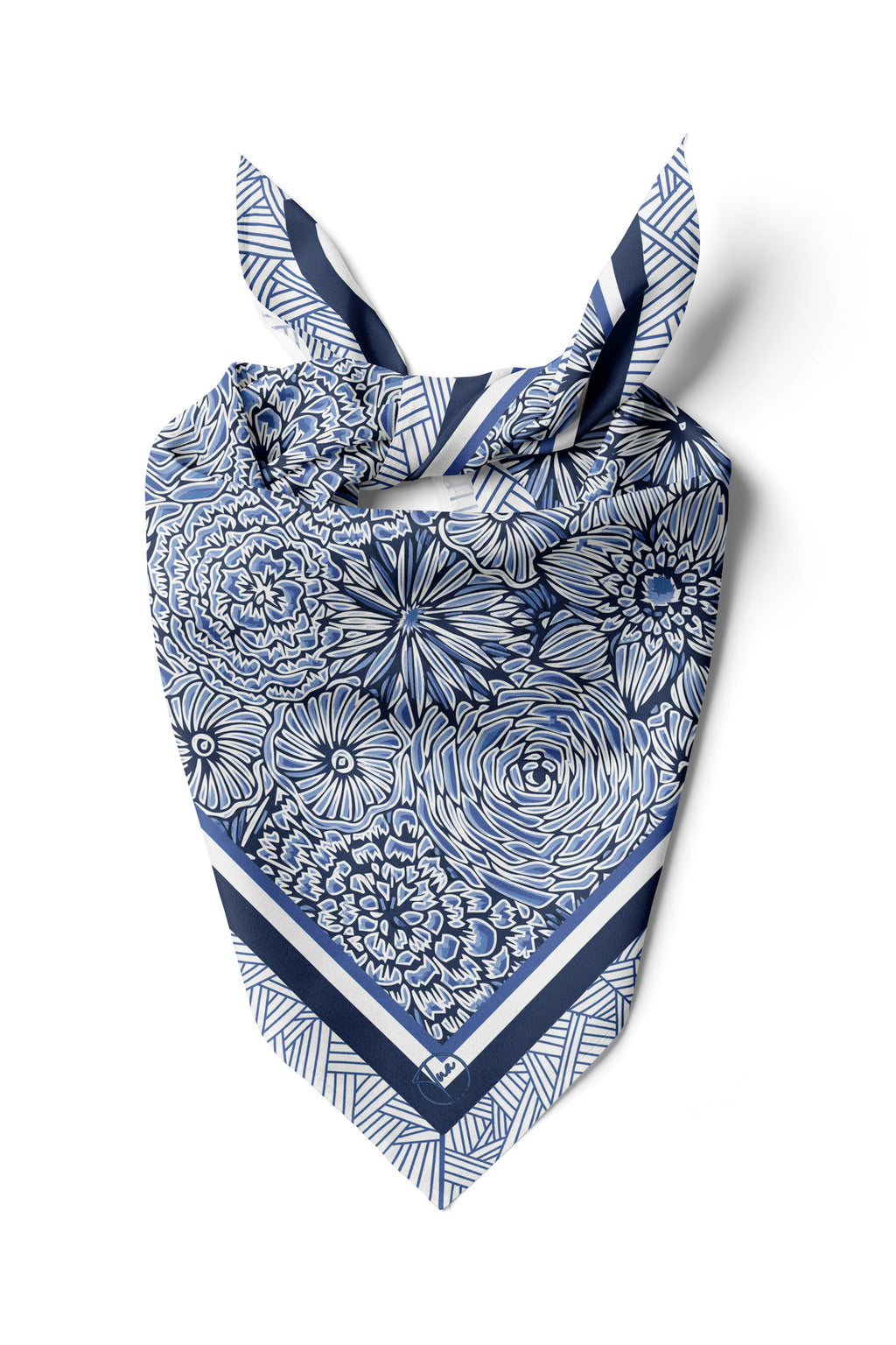 INDIGO BLOOM Desen Bandana/Fular - Çok Renkli