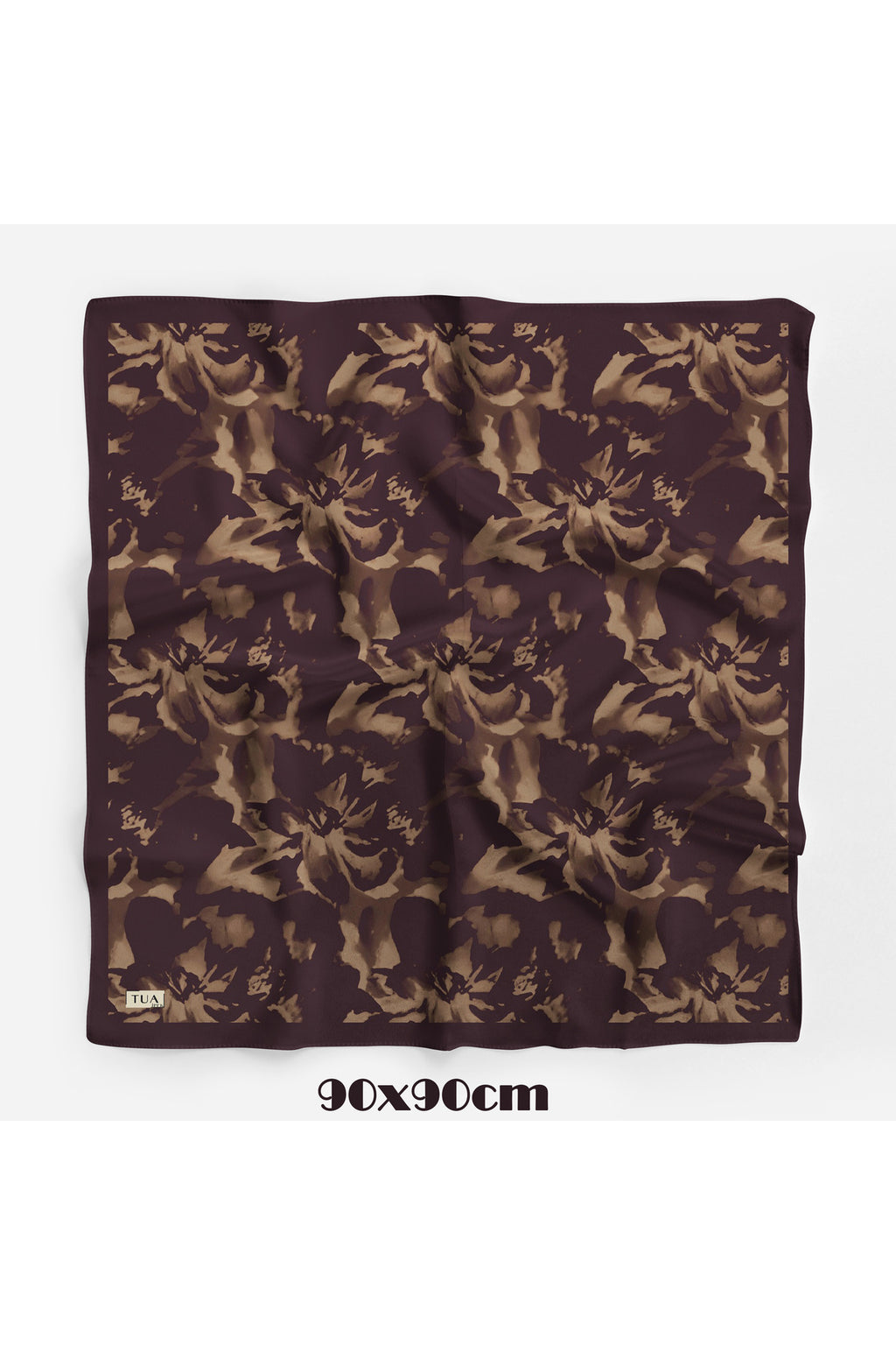 Ahenk Desen 90X90cm Organic Twill Eşarp/Fular - görsel 3