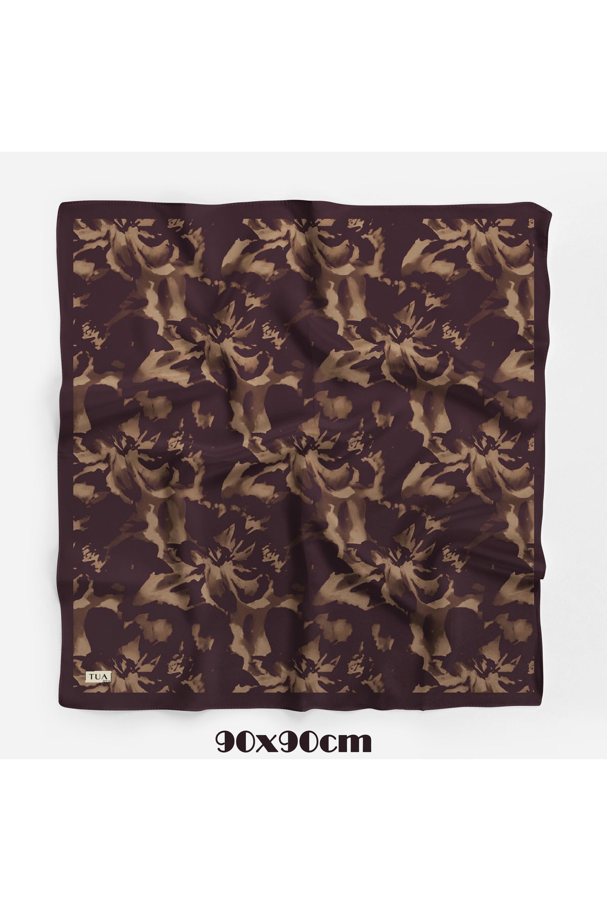 Ahenk Desen 90X90cm Organic Twill Eşarp/Fular - görsel 3