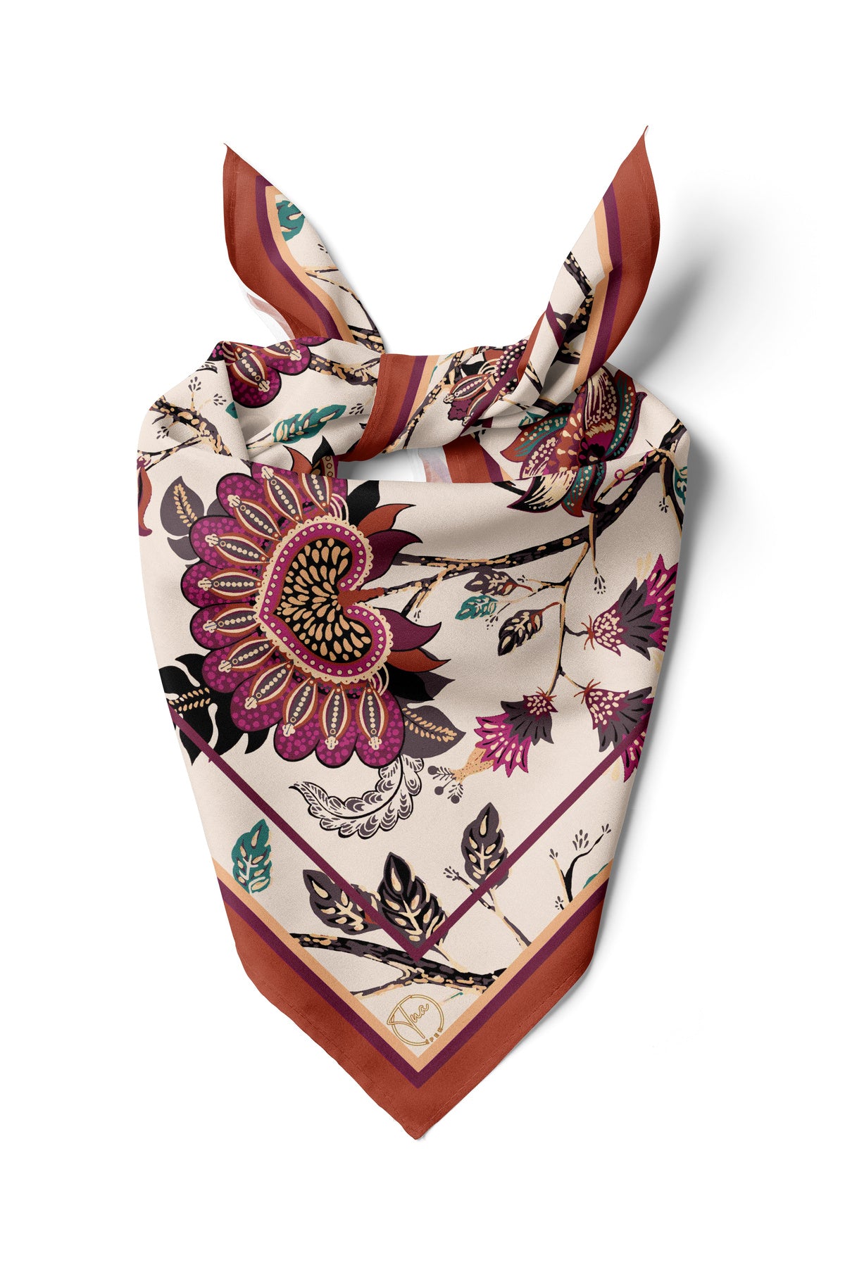 JACOBEAN RÜYASI Desen Bandana/Fular - görsel 2