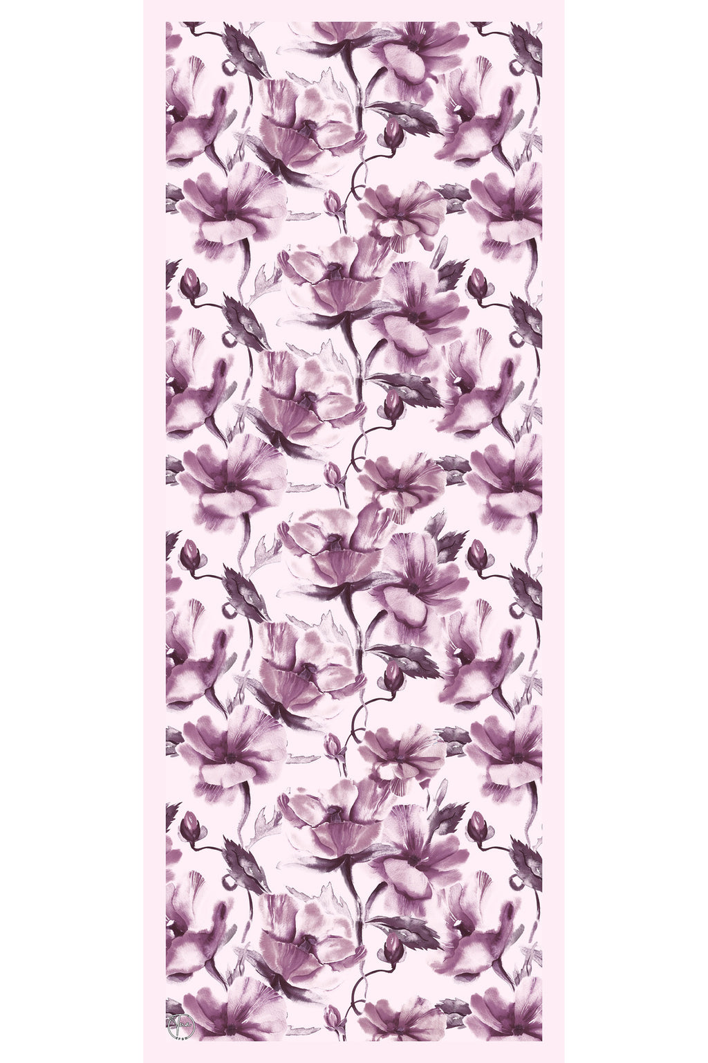 Organic Viscose İpeği İNCİRA ŞAL - Çiçek Desenli - görsel 2
