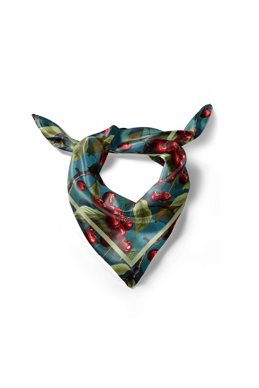CHERRY Desen Bandana/Fular - görsel 3