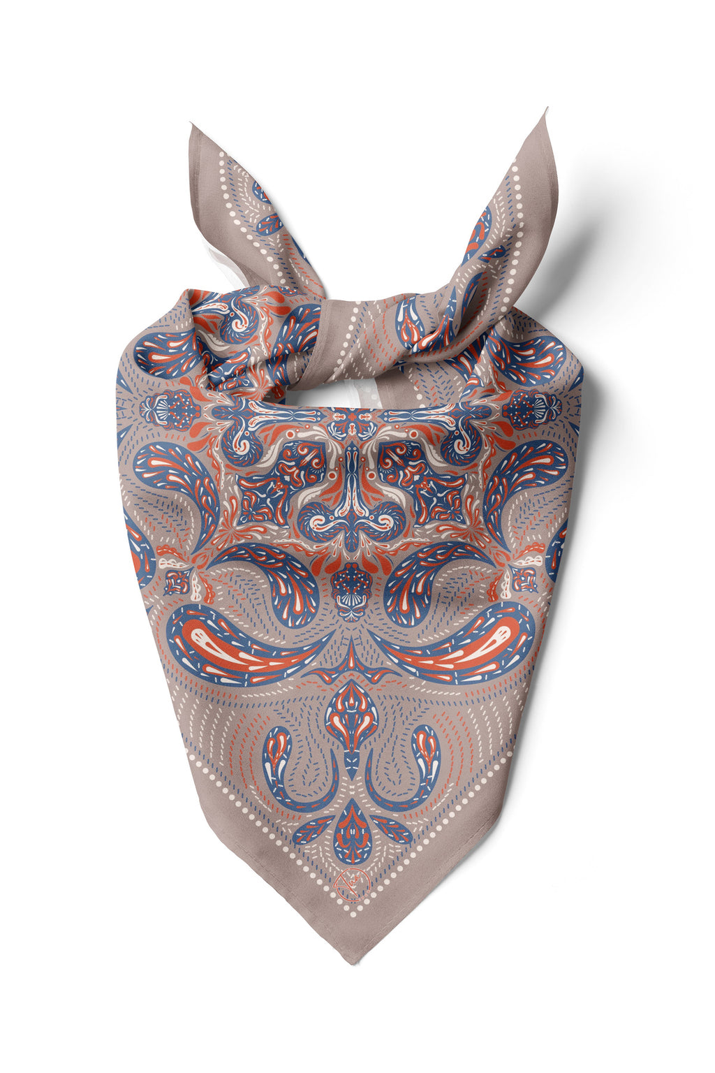 Otantik Rüya Desen 55x55cm Bandana/Fular - görsel 3