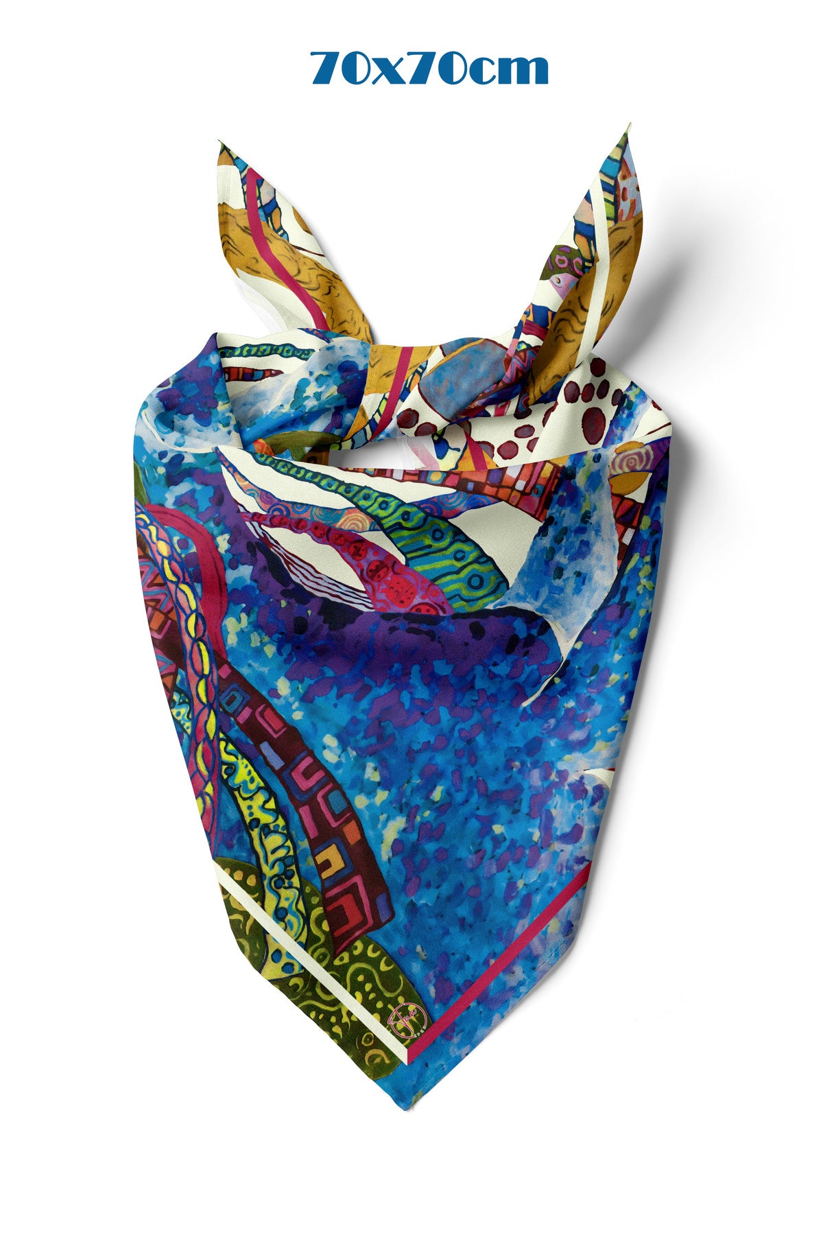 MASALSI YELE Desen 70*70cm Bandana/Fular - görsel 2