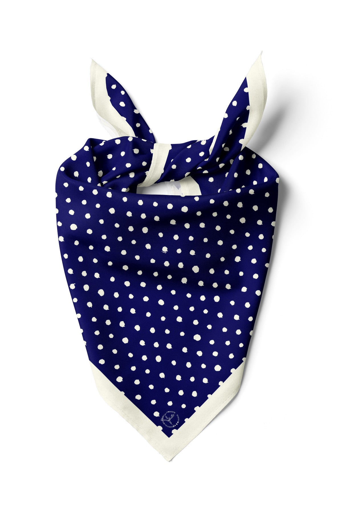 Perle Desen 70*70cm Bandana/Fular - Lacivert