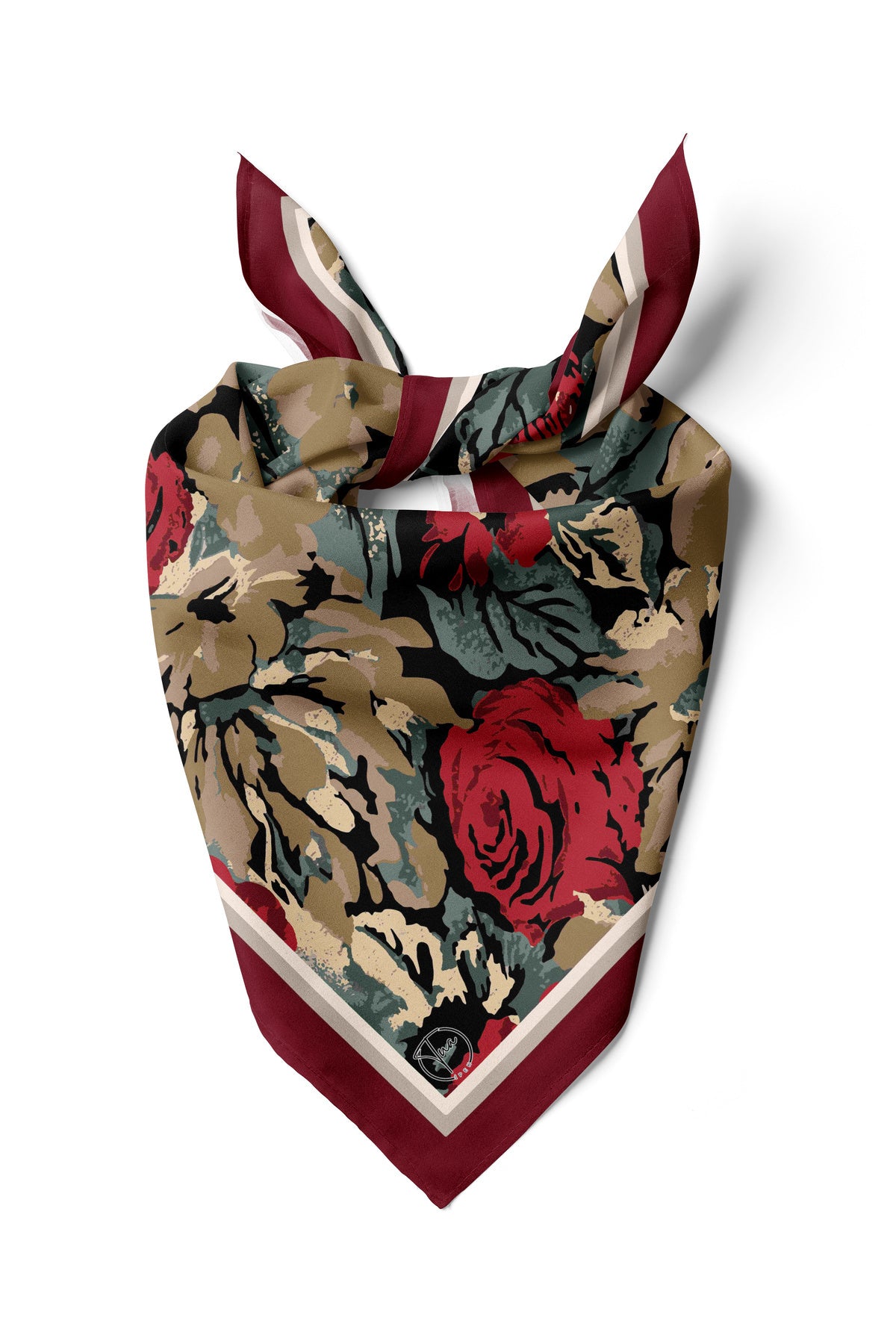 ROSE WITH THORNS Desen Bandana/Fular - görsel 2