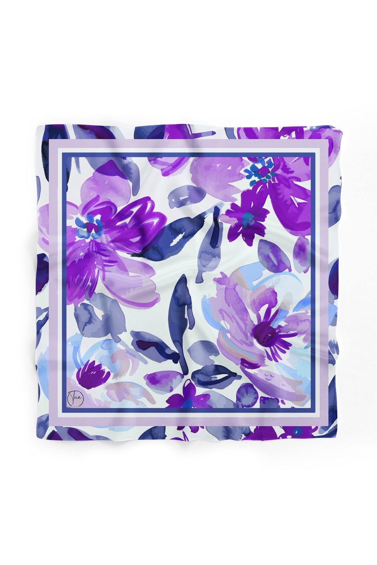 BOHEM Mor Esinti Desen 55x55cm Bandana/Fular - görsel 2