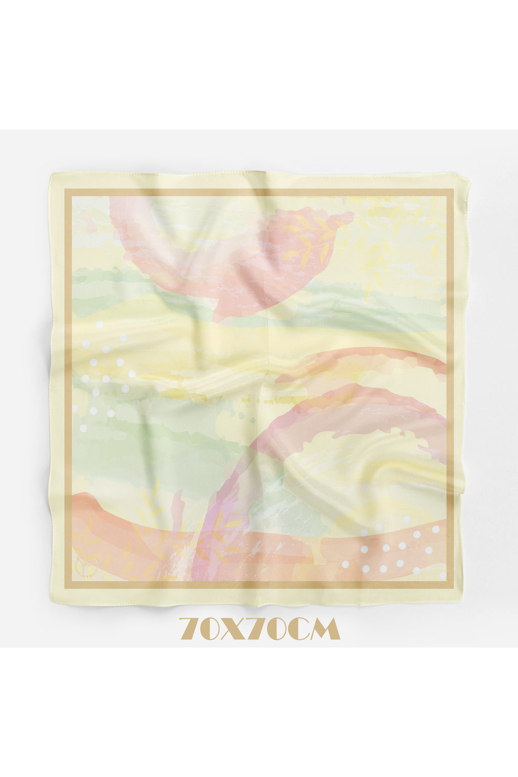 PERİ TOZU Desen 70*70cm Bandana/Fular - Çok Renkli