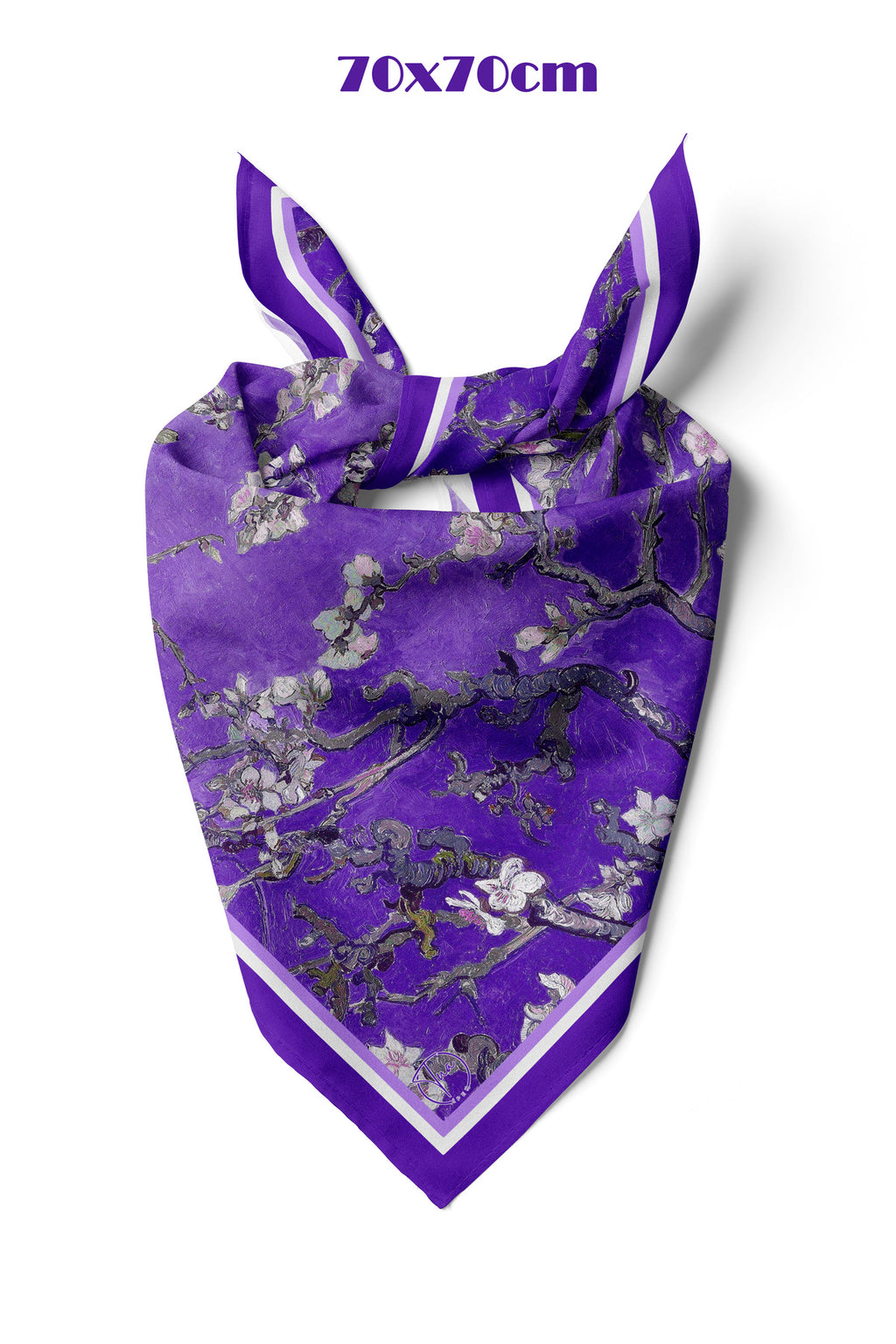 MOR BLOSSOM Desen 70*70cm Bandana/Fular - görsel 2