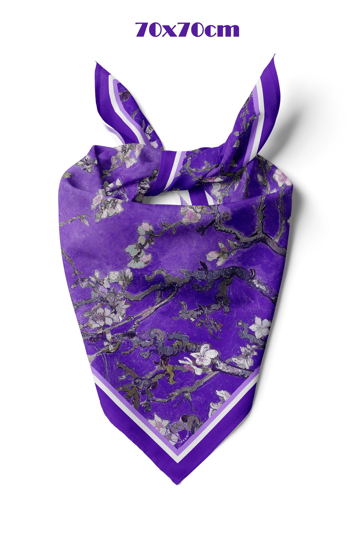 MOR BLOSSOM Desen 70*70cm Bandana/Fular - görsel 2