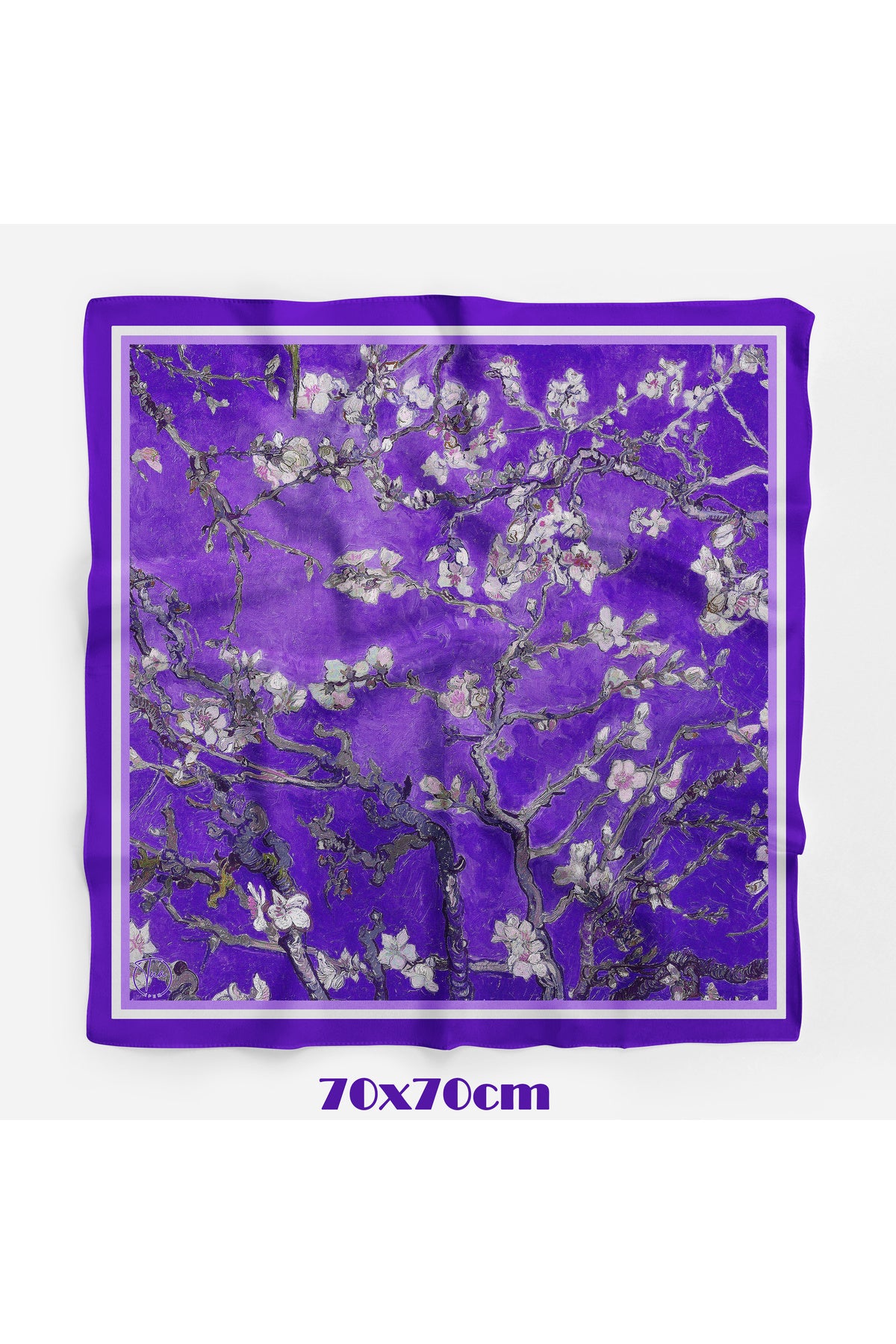 MOR BLOSSOM Desen 70*70cm Bandana/Fular - Çok Renkli