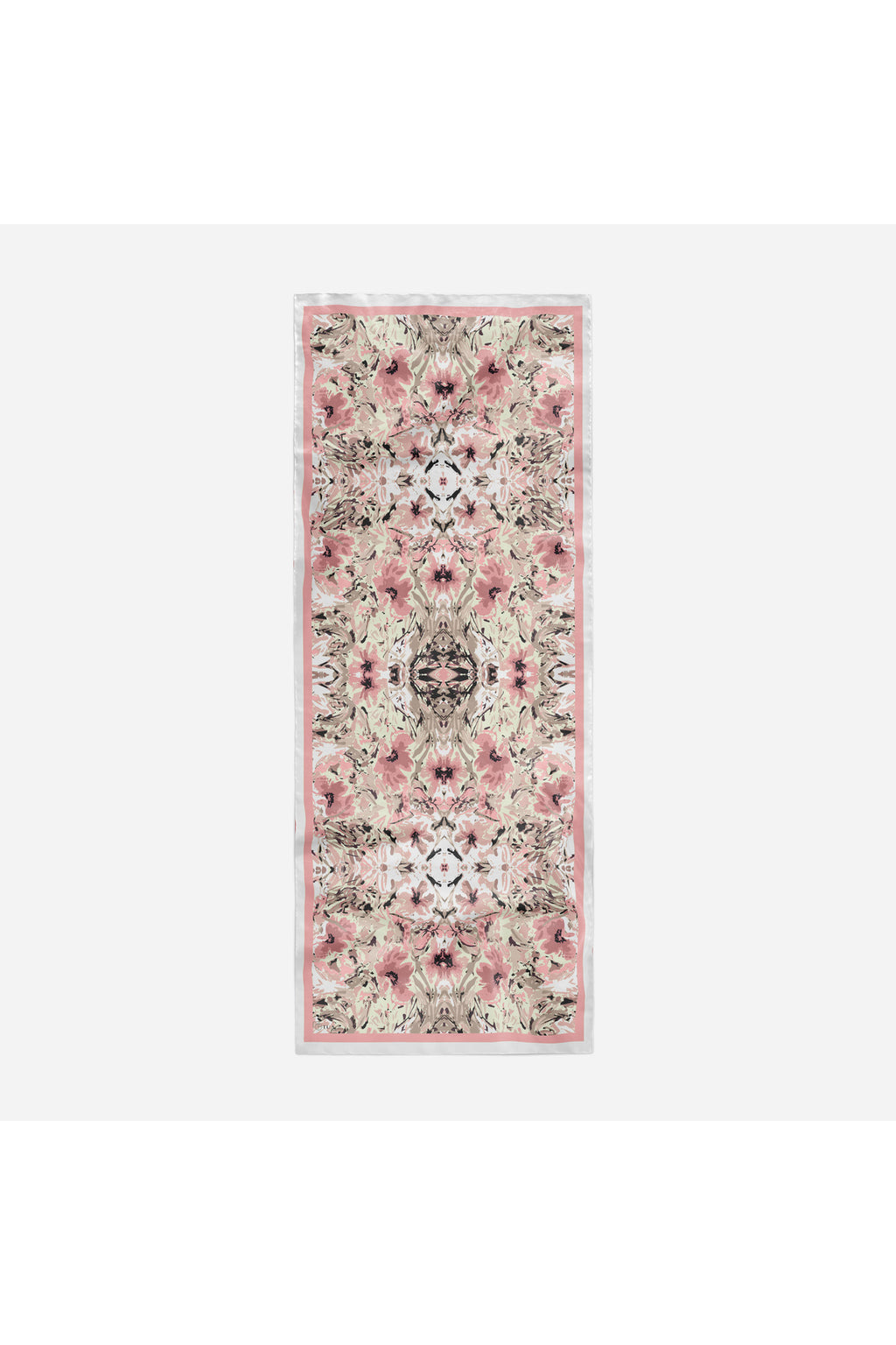 Yaprak Dansı Desen Pure Touch Koton Şal 75x185cm - görsel 2
