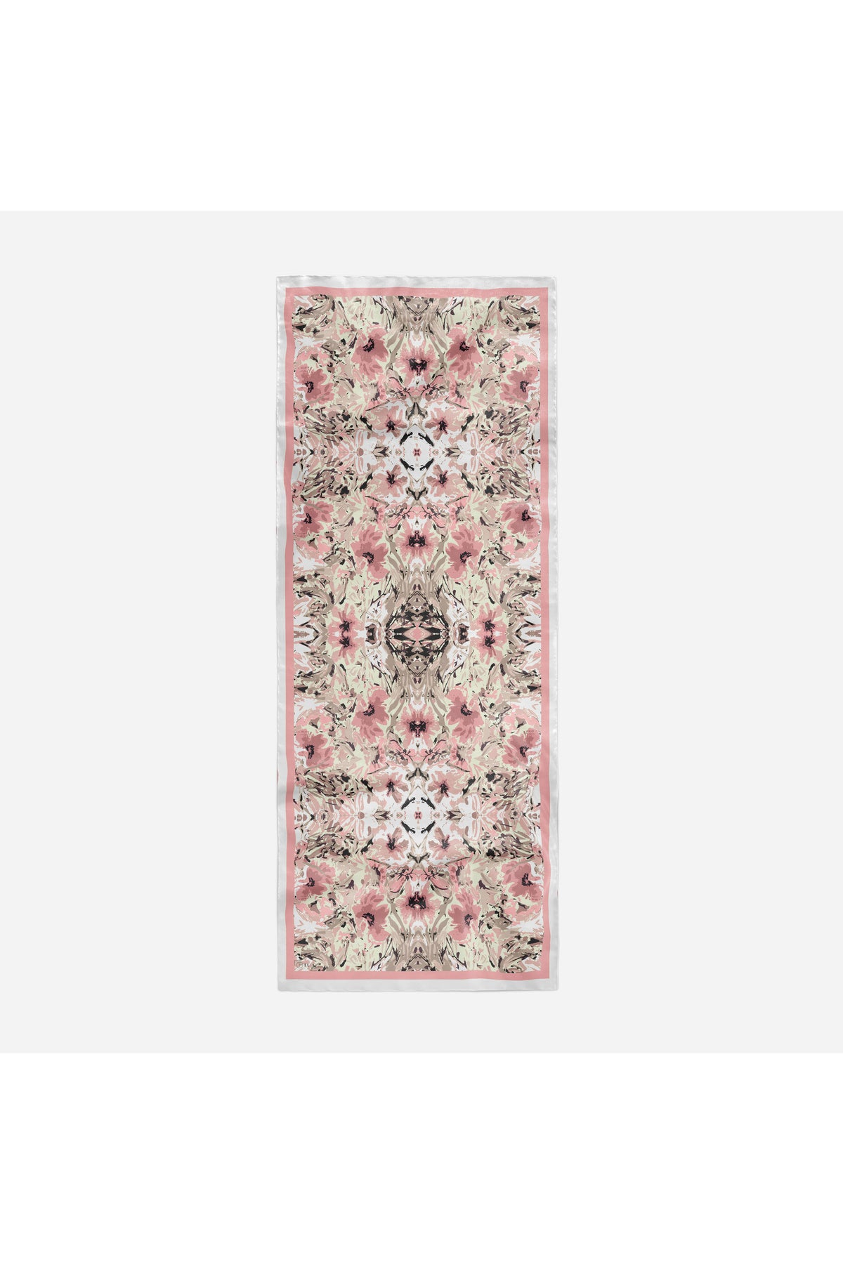 Yaprak Dansı Desen Pure Touch Koton Şal 75x185cm - görsel 2