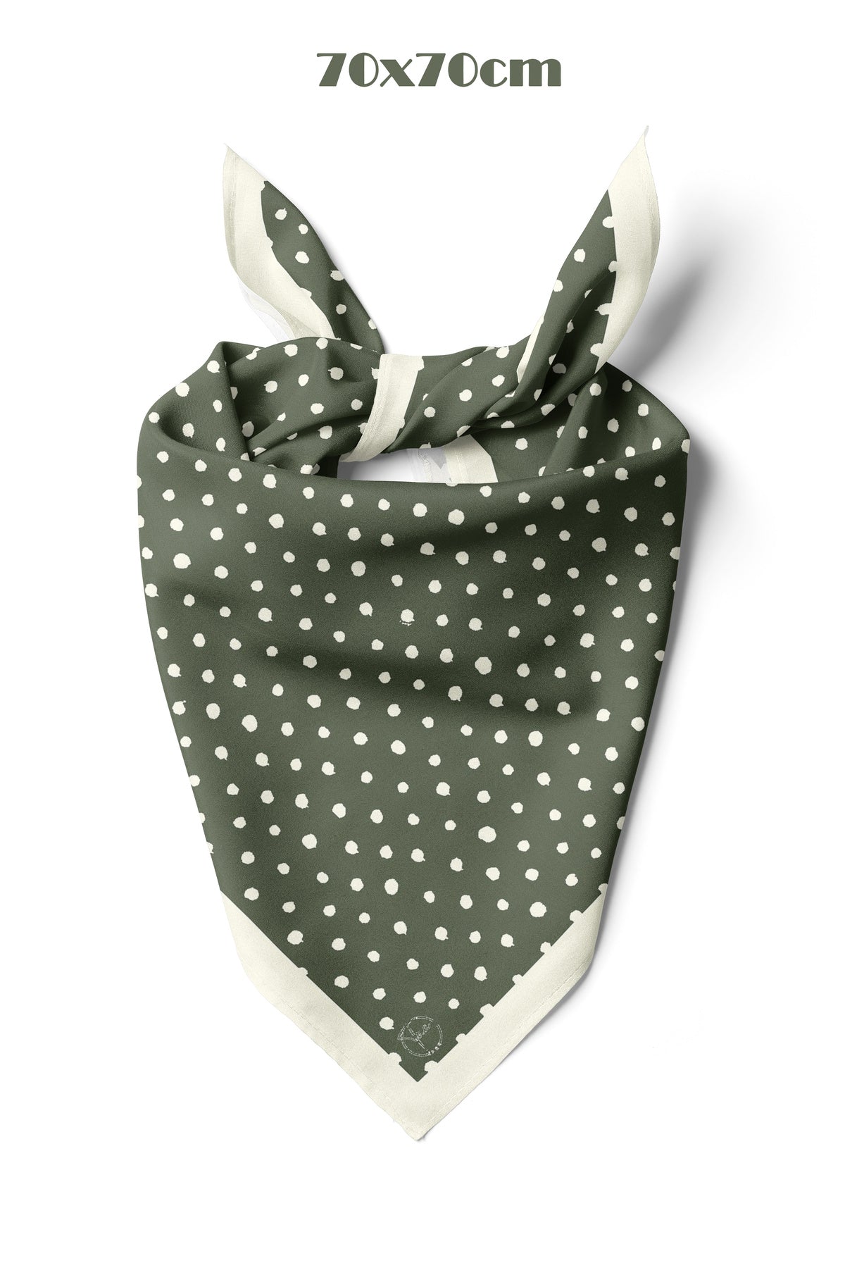 İnci Aura Desen 70*70cm Bandana/Fular - görsel 2