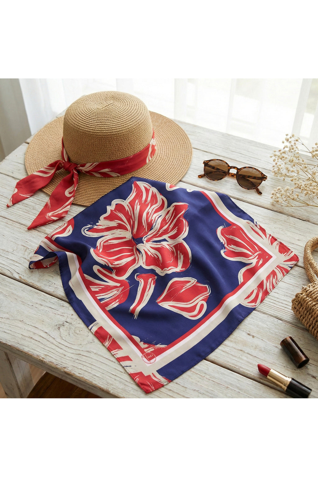 Modern Touch Desen 70*70cm Bandana/Fular - görsel 6