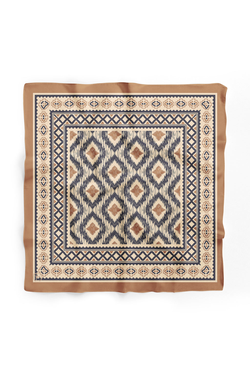 Anadolu Ritmi Desen 55x55cm Bandana/Fular - görsel 2