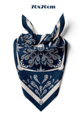 Gece Damlası Desen 70*70cm Bandana/Fular - Çok Renkli