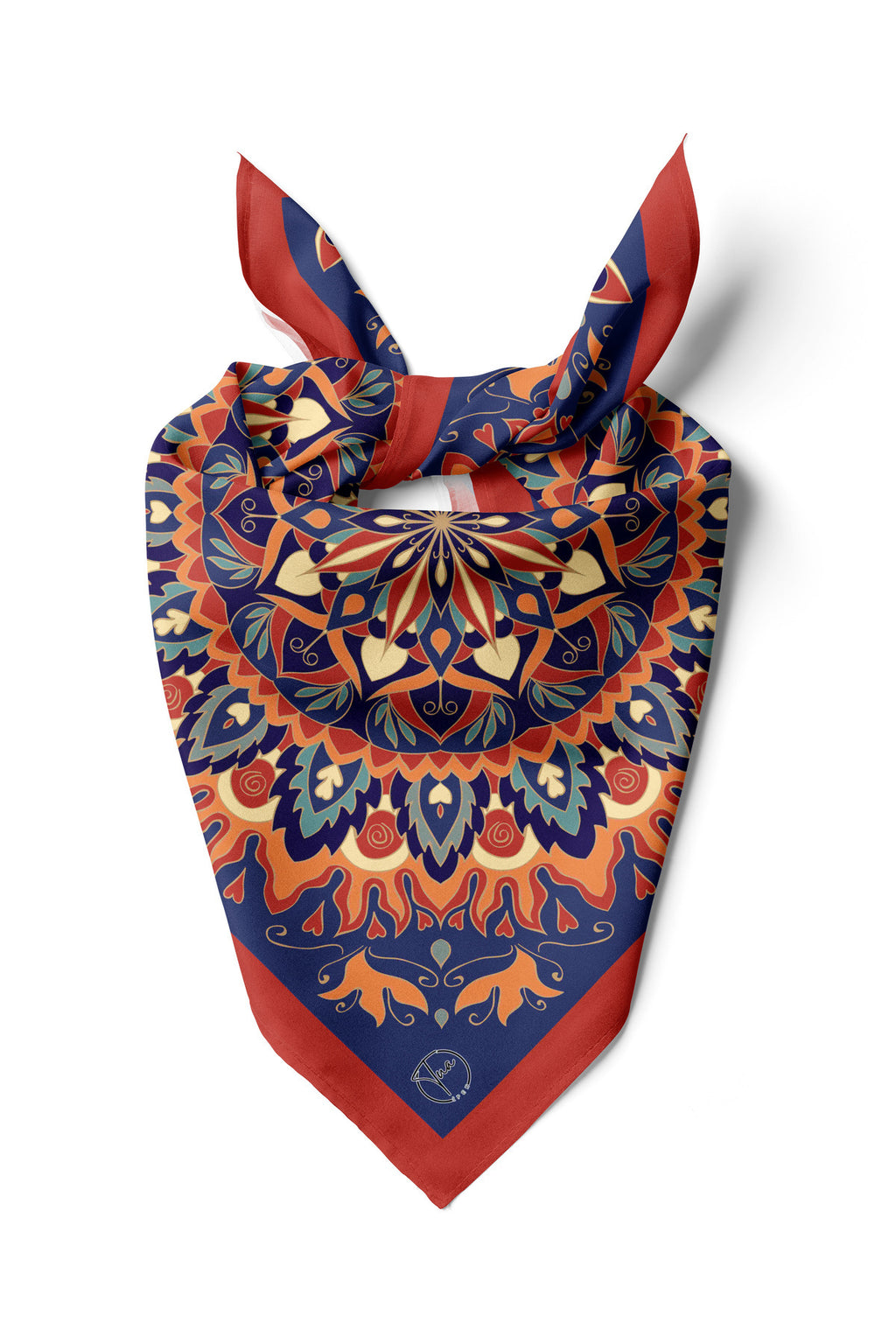 INDIAN MANDALA Desen Bandana/Fular - görsel 3