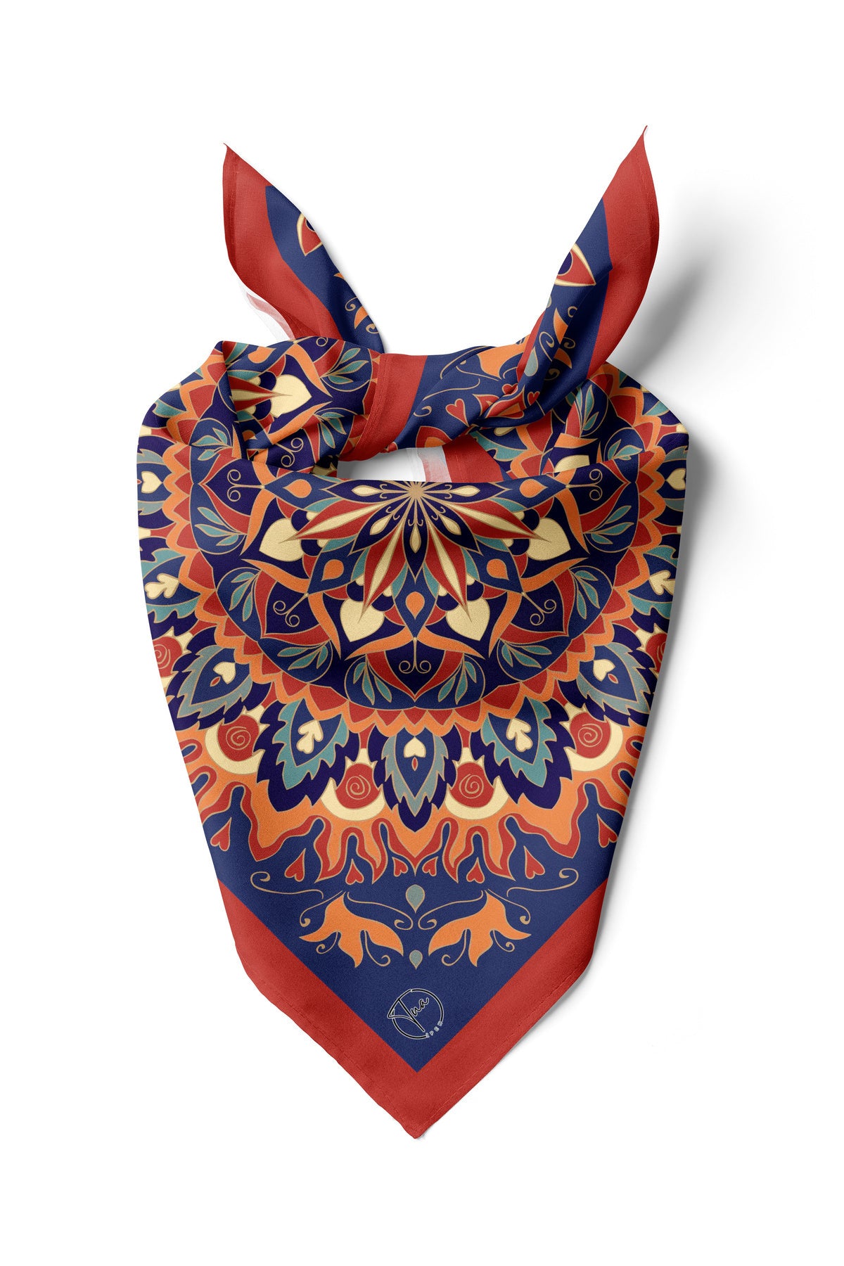 INDIAN MANDALA Desen Bandana/Fular - görsel 3