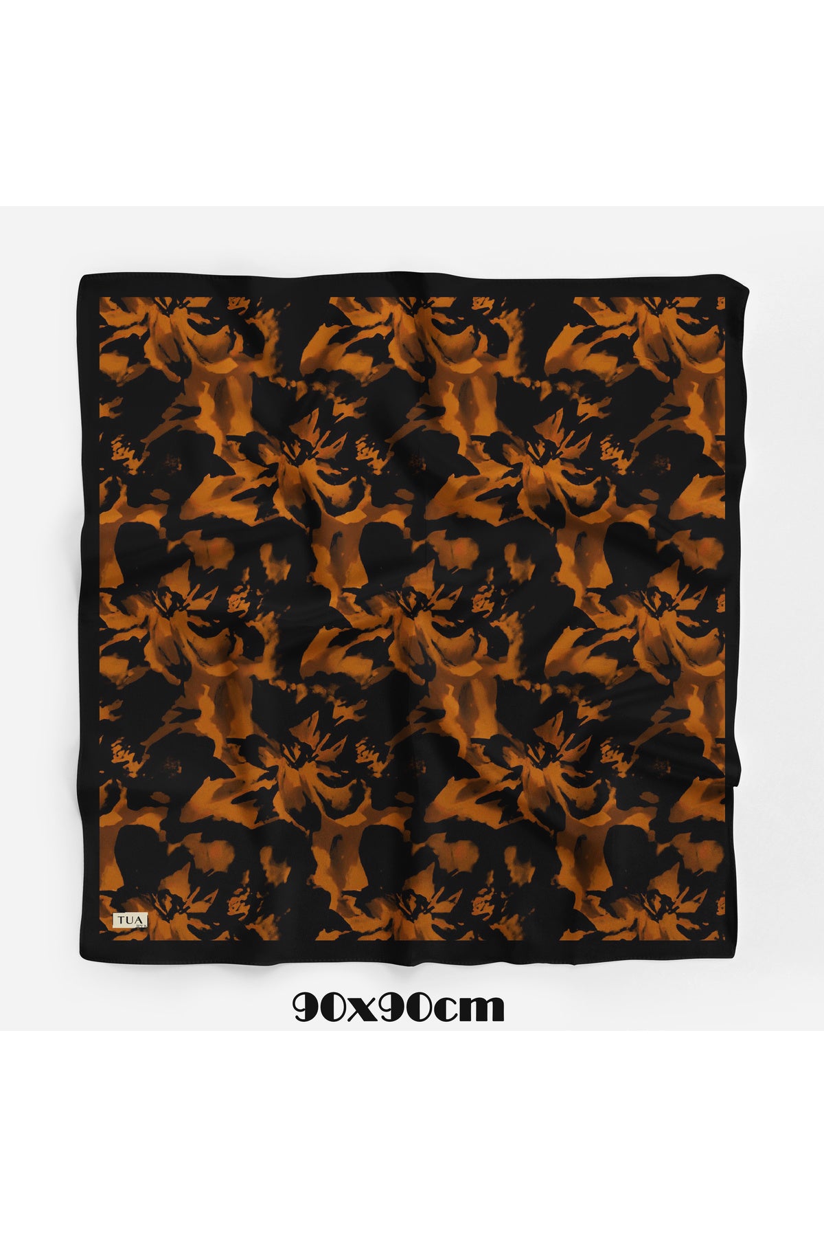 Ahenk Desen 90X90cm Organic Twill Eşarp/Fular - görsel 3