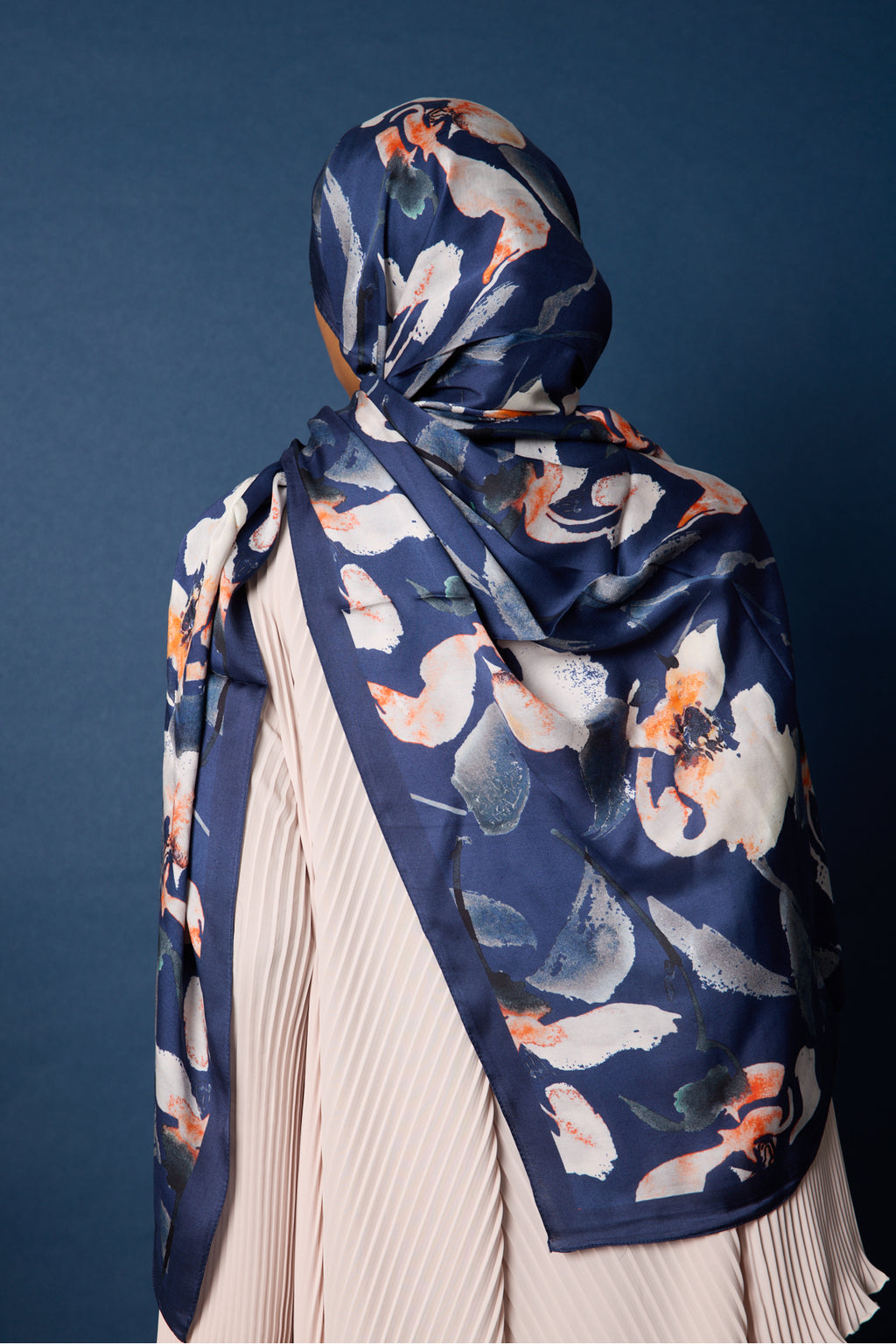 Organic Viscose İpeği İNCİRA ŞAL - FLoral Desenli - görsel 4