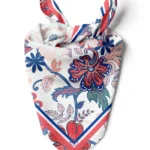 Barok Çiçekleri Desen 70*70cm Bandana/Fular - TU7032