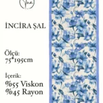 İncira Viscose İpeği Şal - TU0318 - V20