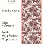 İncira Viscose İpeği Şal - TU0318 - V10
