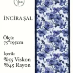 İncira Viscose İpeği Şal - TU0318 - V18