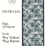 İncira Viscose İpeği Şal - TU0318 - V23
