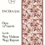 İncira Viscose İpeği Şal - TU0318 - V25