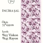 İncira Viscose İpeği Şal - TU0318 - V3