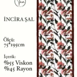 İncira Viscose İpeği Şal - TU0330- V16