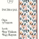 İncira Viscose İpeği Şal - TU0330- V3