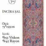 İncira Viscose İpeği Şal - TU3085 - V3