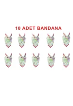 23 NİSAN ÇOCUK BAYRAMI TEMALI Bandana/Fular - TU4120 - 10 Adet